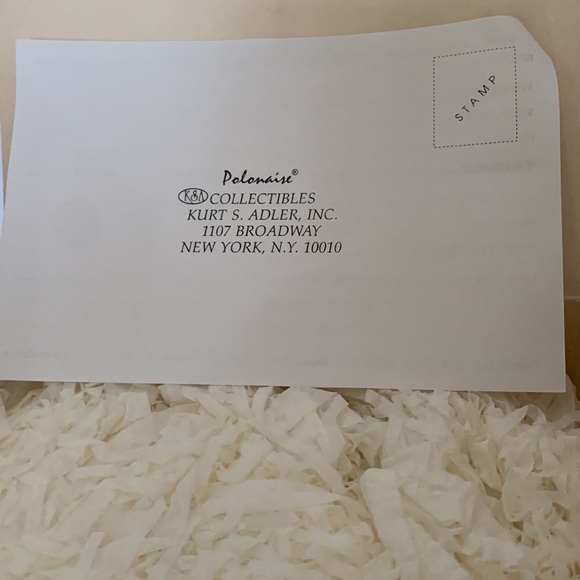 NEW KURT ADLER POLONAISE STARS & STRIPES Christmas ornament  FLAG USA AP 1479 - Picture 7 of 8